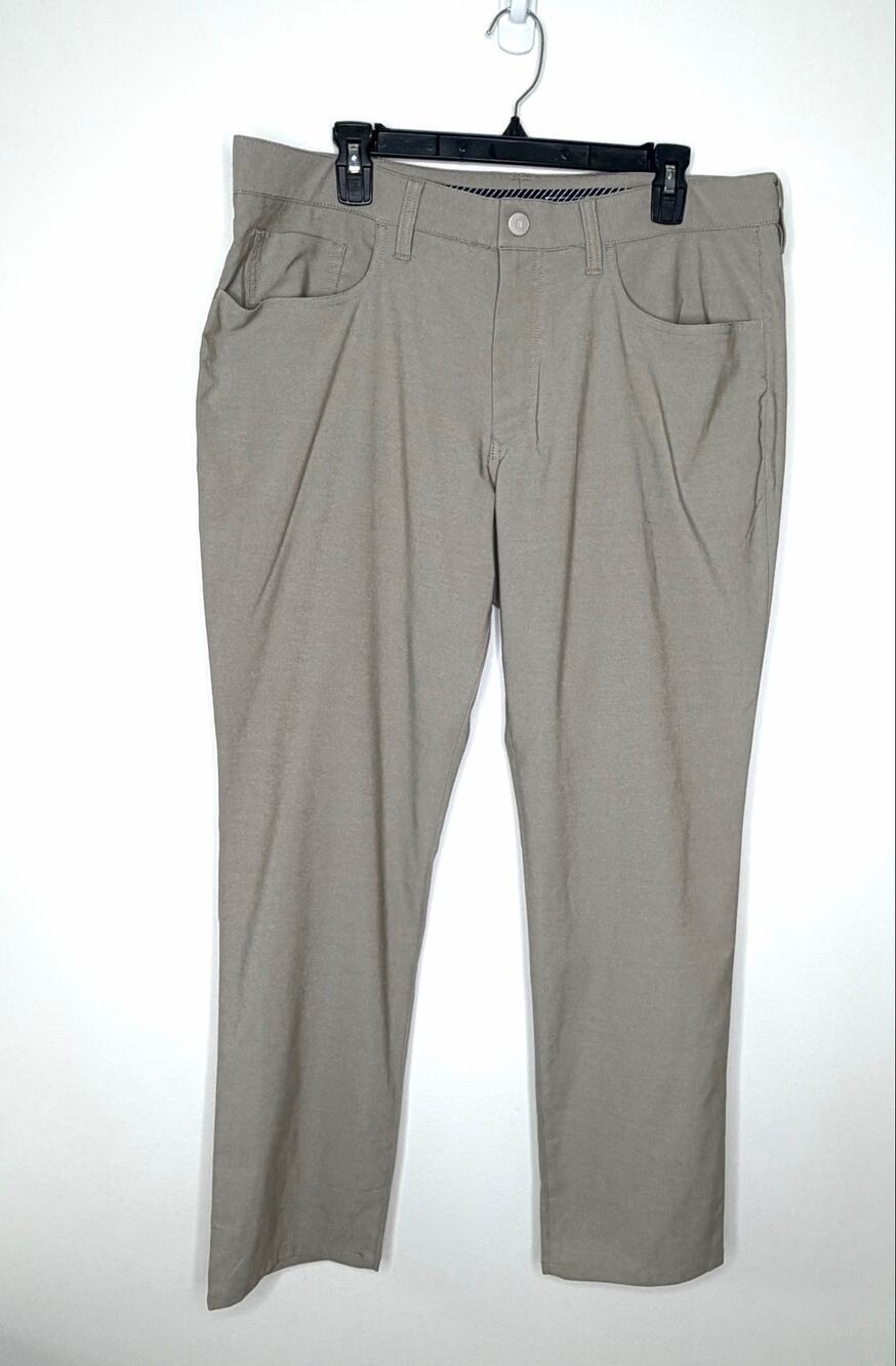 Bonobos Golf Pants Men's Sz 36x30 Beige Athletic Fit Chino Khaki Casual Preppy